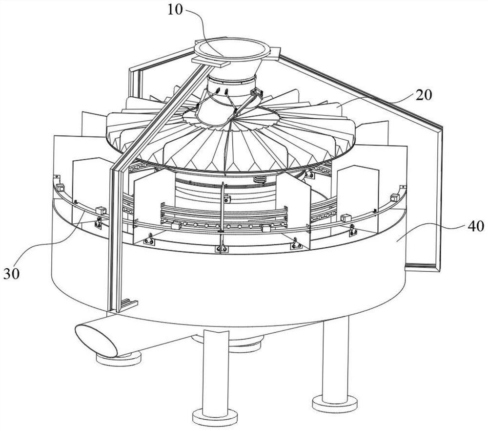 Annular coal gangue sorting device and using method thereof