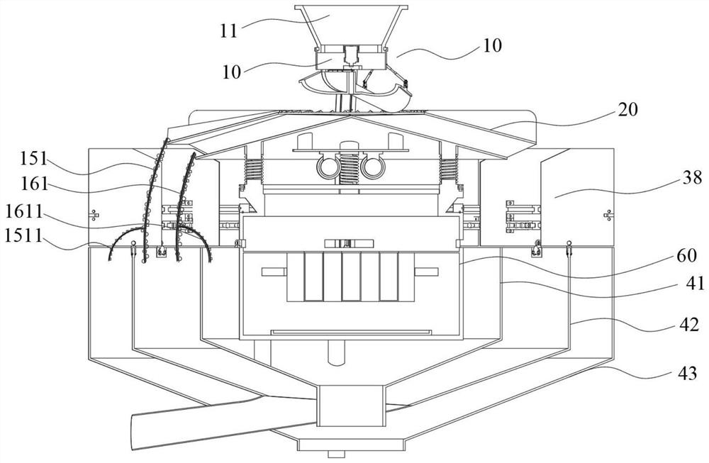 Annular coal gangue sorting device and using method thereof