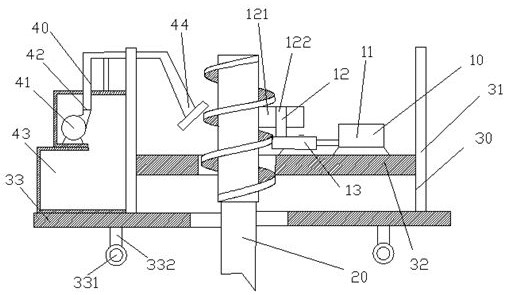 A kind of soil sampling equipment and sampling method thereof