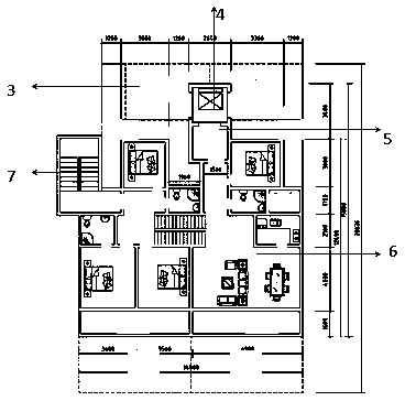 Private intelligent elevator and building applying same