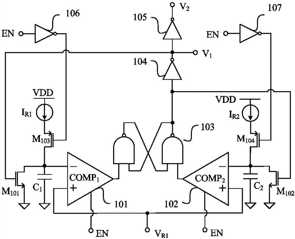 A dual-output dc‑dc oscillator circuit