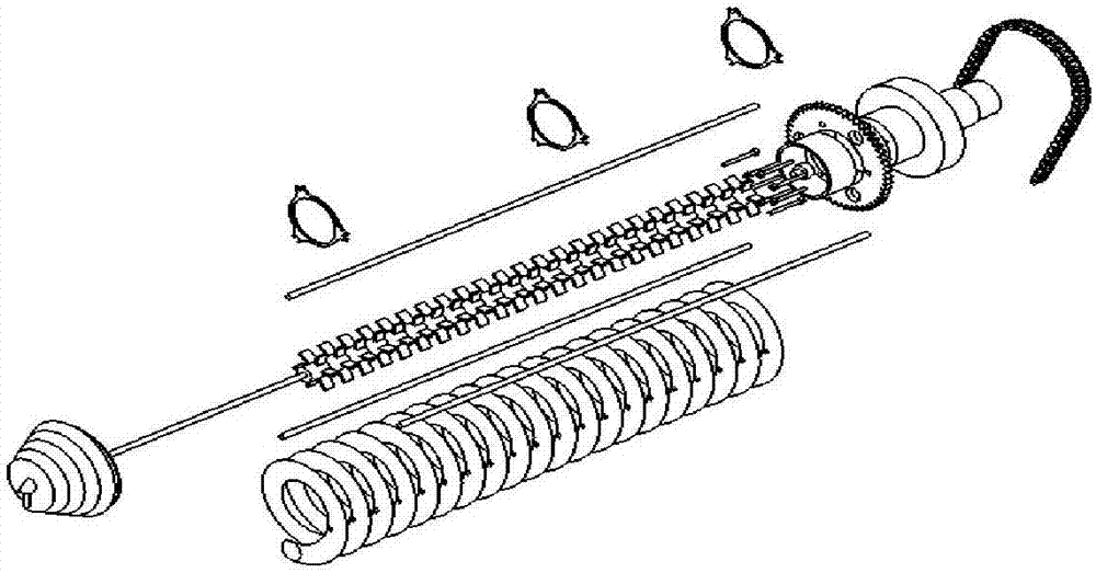 Precession separate type automatic barbary wolfberry fruit picking head