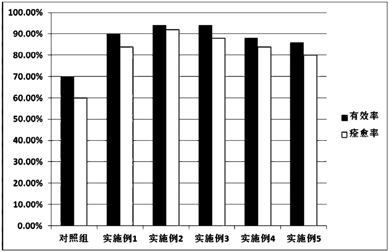 Traditional Chinese medicine formula for treating parwoulsysis caused by ischialgia and preparation method