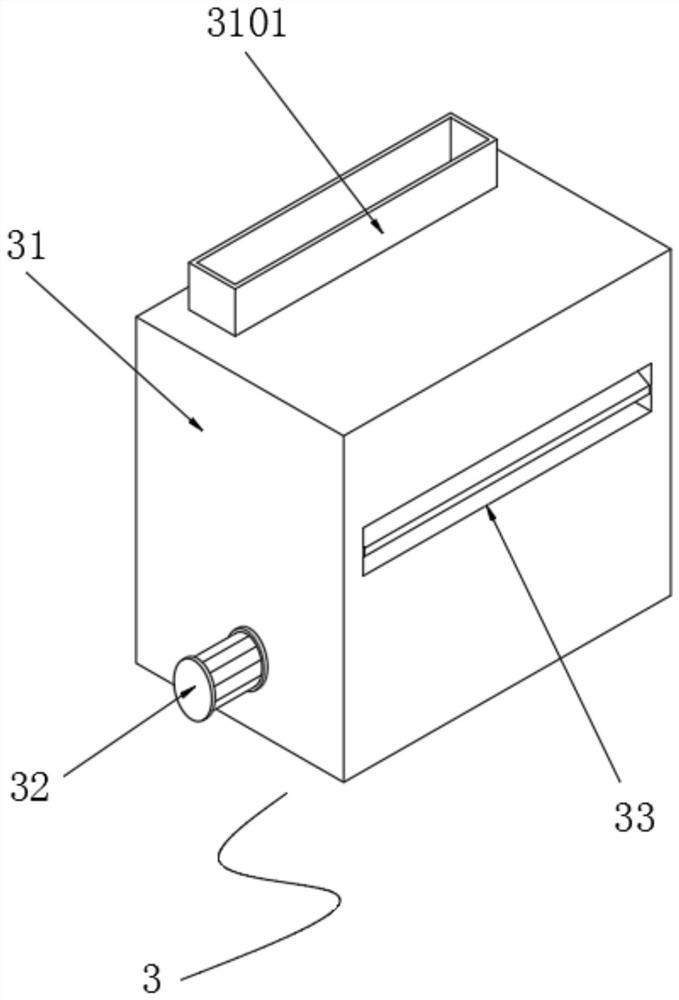 Activating oven discharge cooling device for adsorbent production