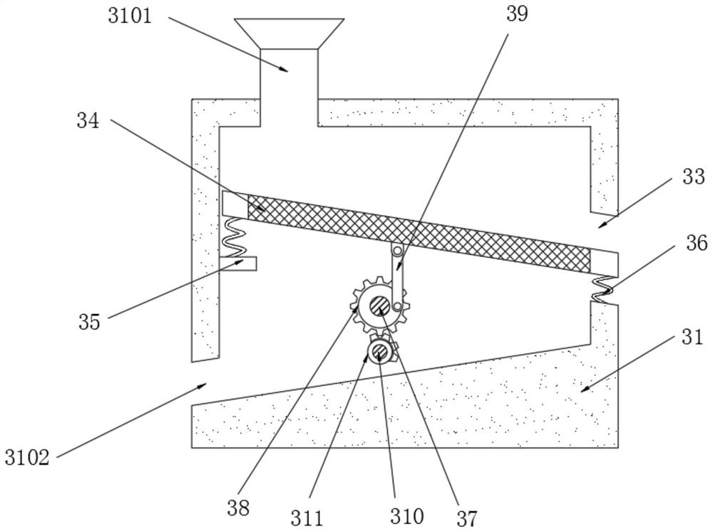 Activating oven discharge cooling device for adsorbent production