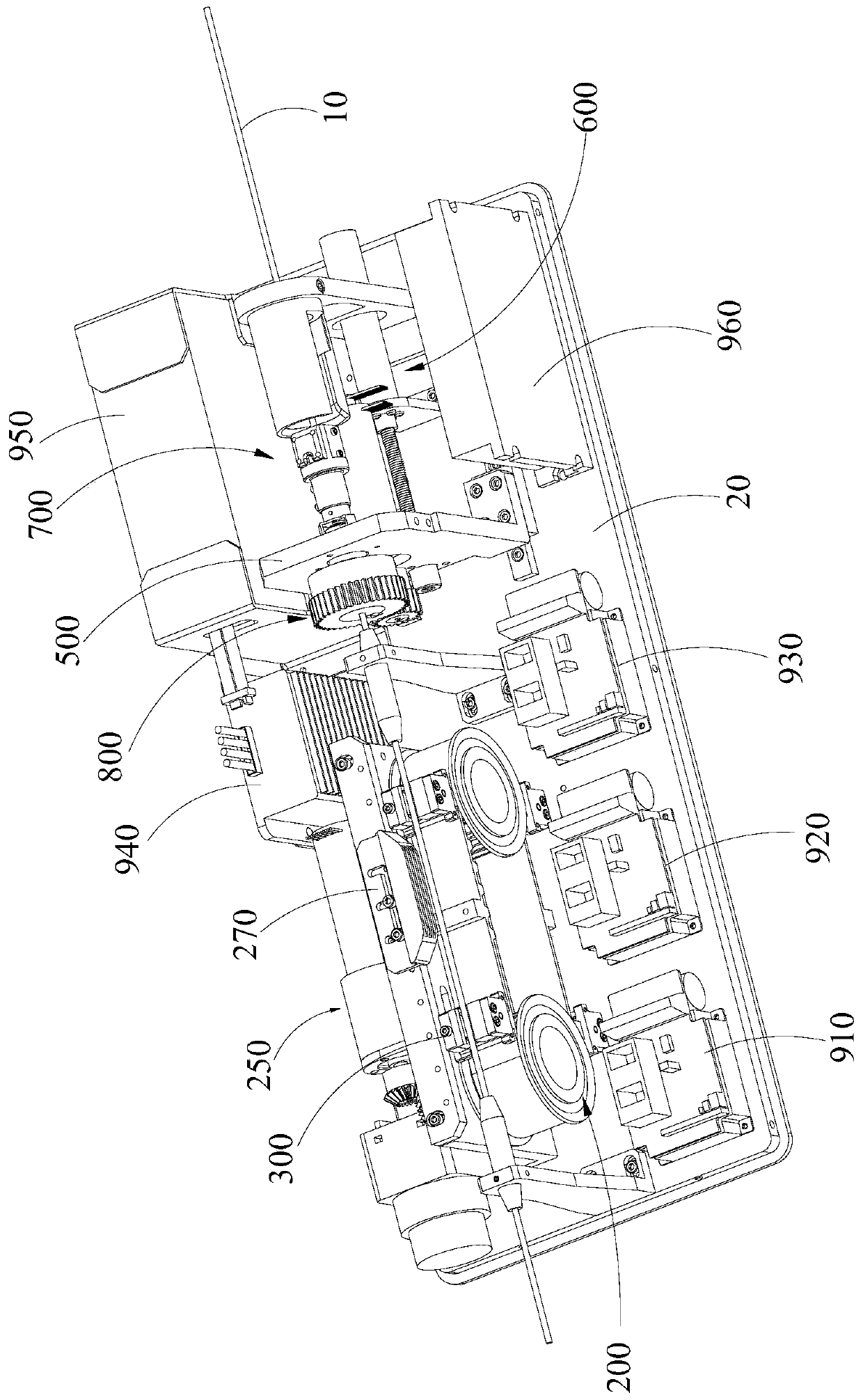 Vascular interventional surgery robot guide wire, catheter control device