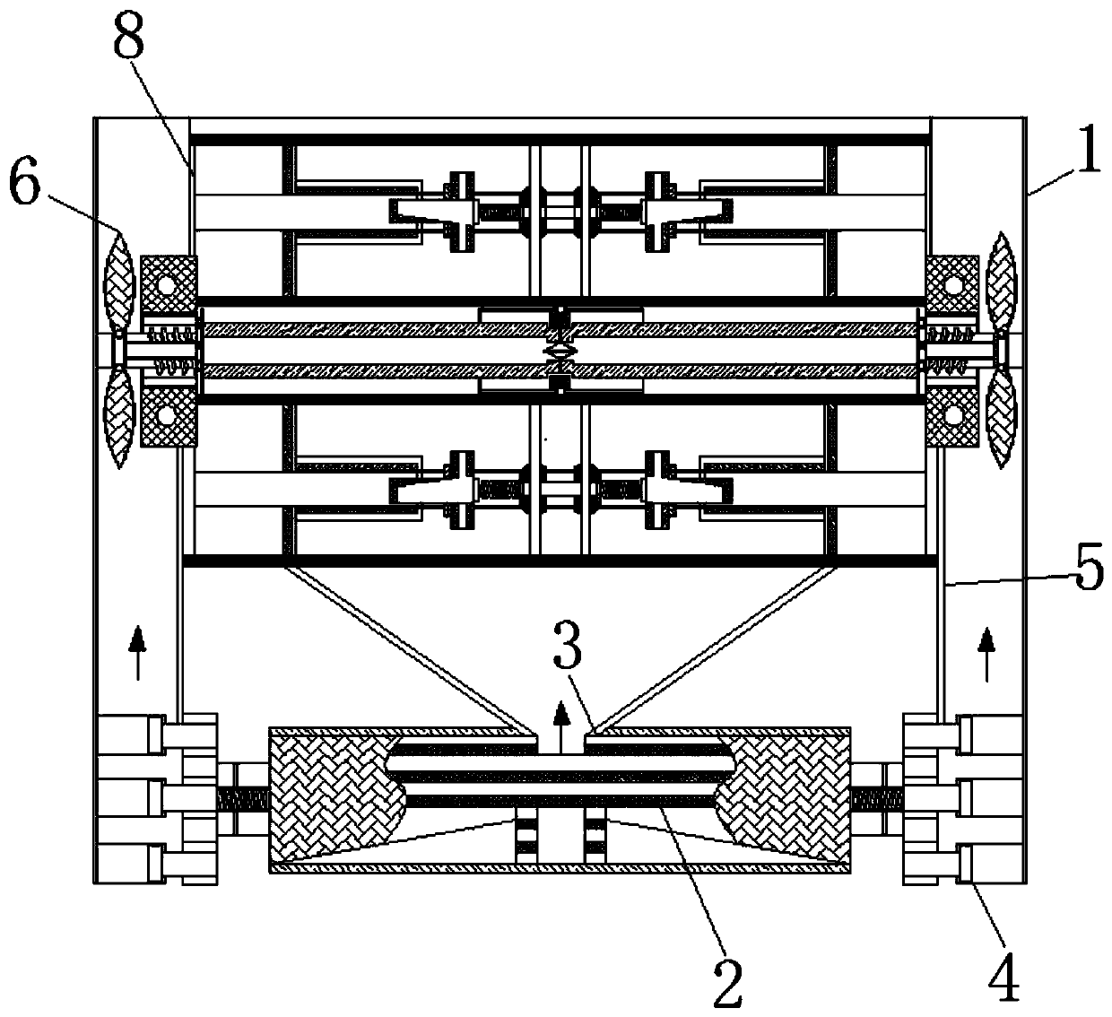 Precise oil filtering and impurity removing equipment for space shuttles