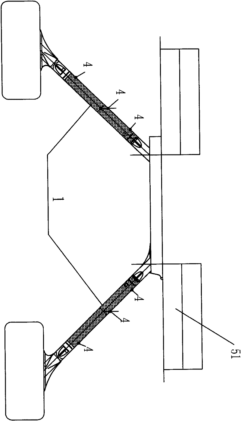 Overwater replacing method of structure of stay tube