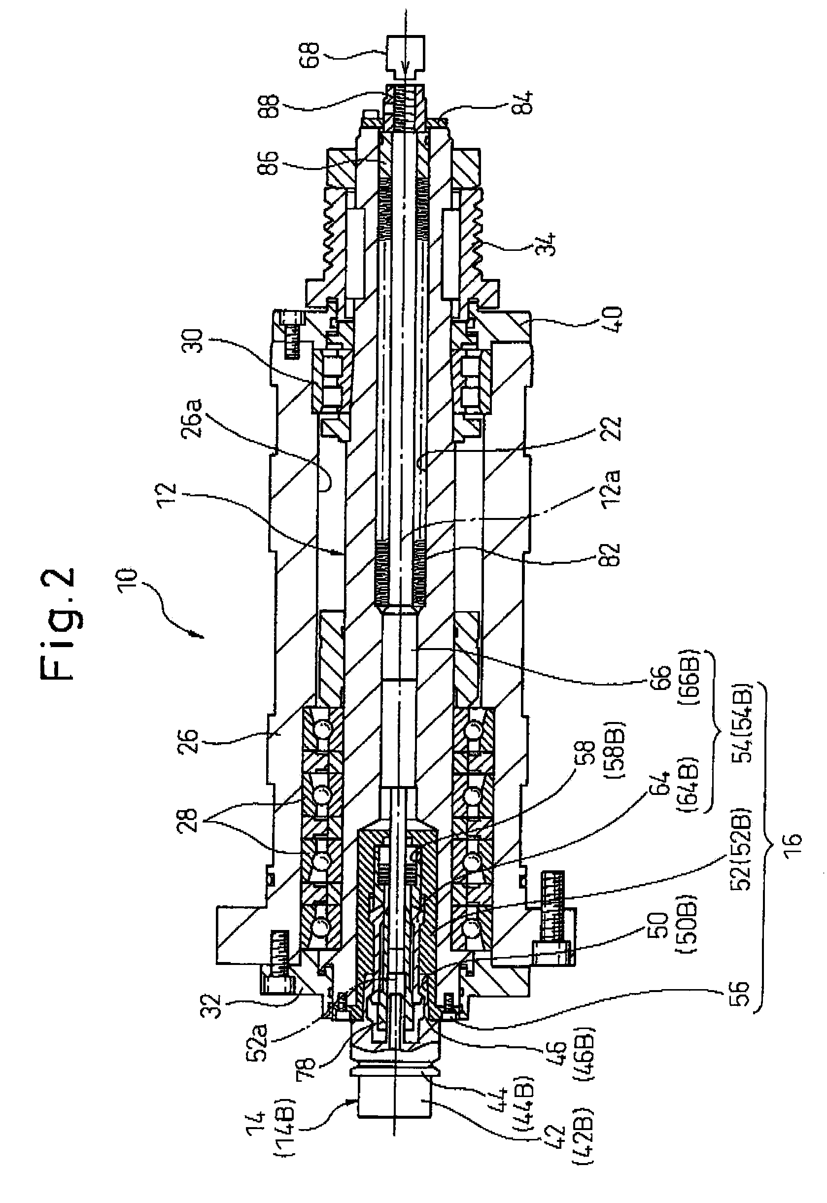 Spindle head device and machine tool