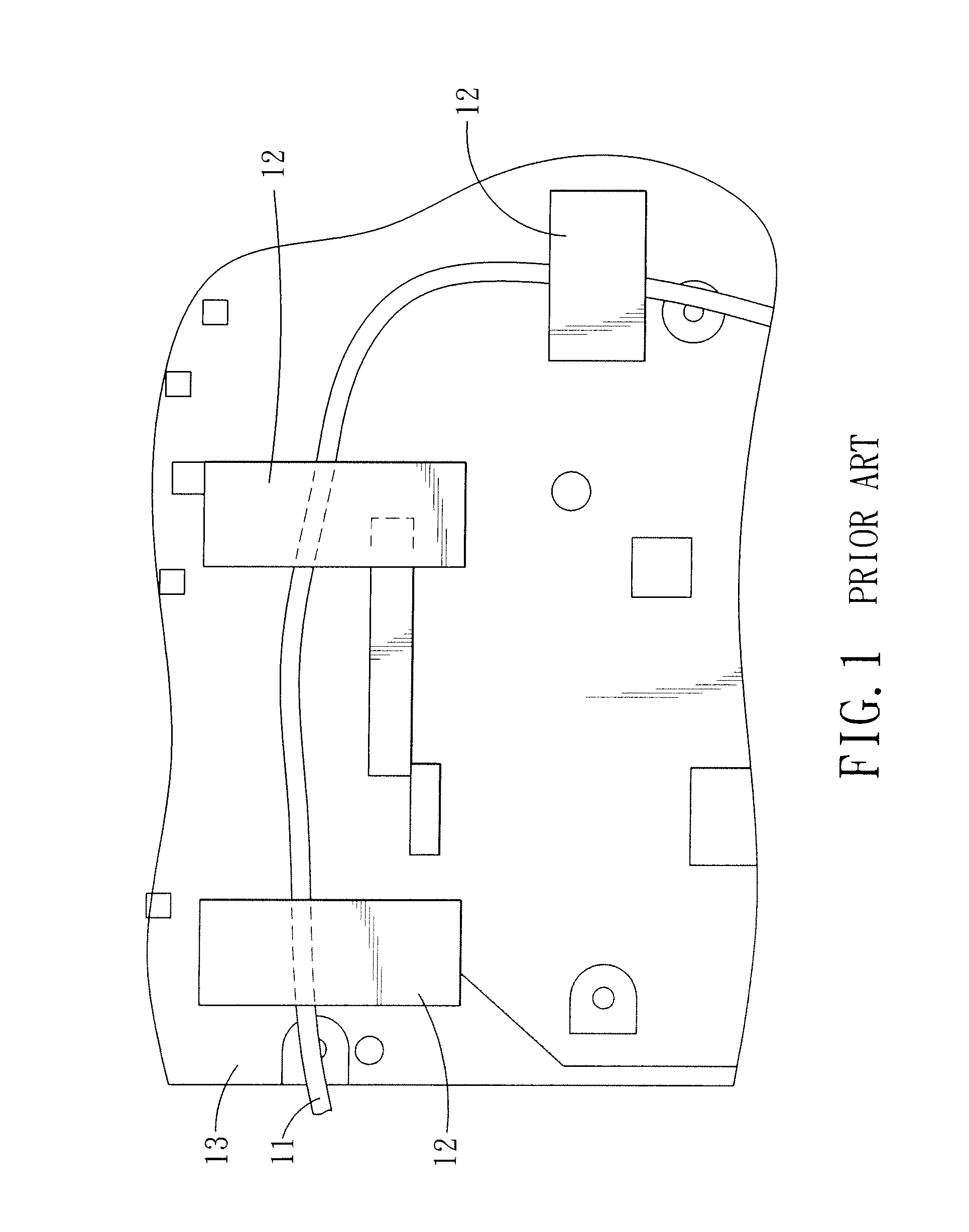 Cable-Organizing Circuit Board and an Electronic Device Incorporating the Same