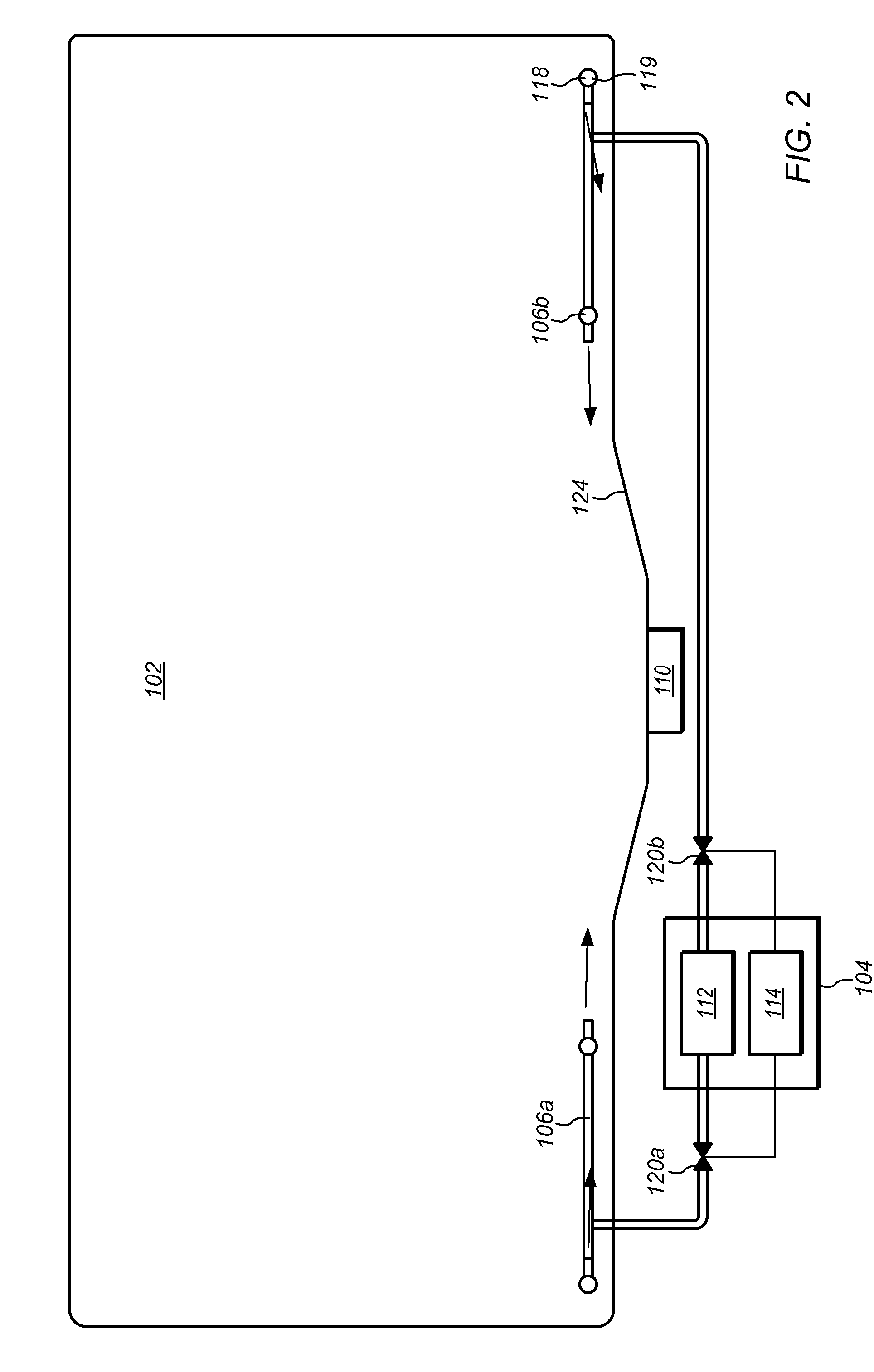 Zoned filtration for liquid-filled containers