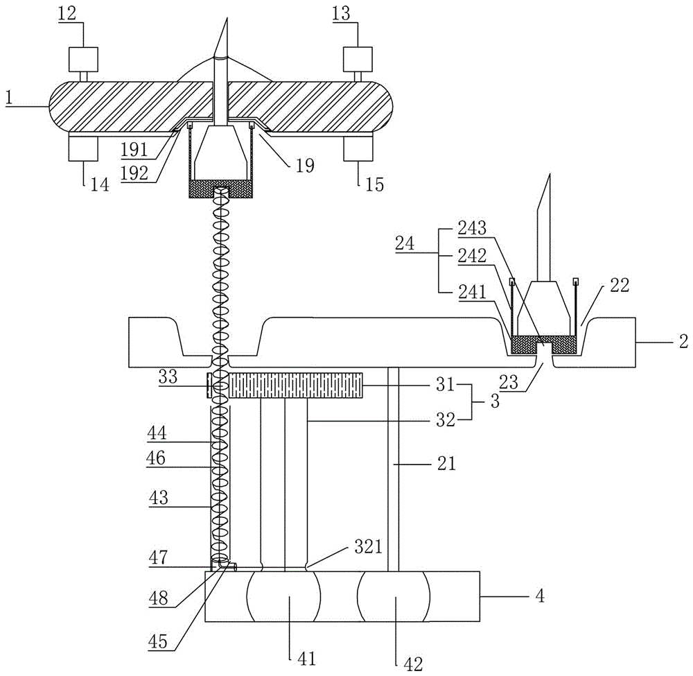 Detecting device of blood sampling needle automatic assembling machine