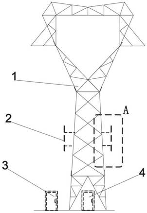 Accurate solving method for passive interference of shared iron tower