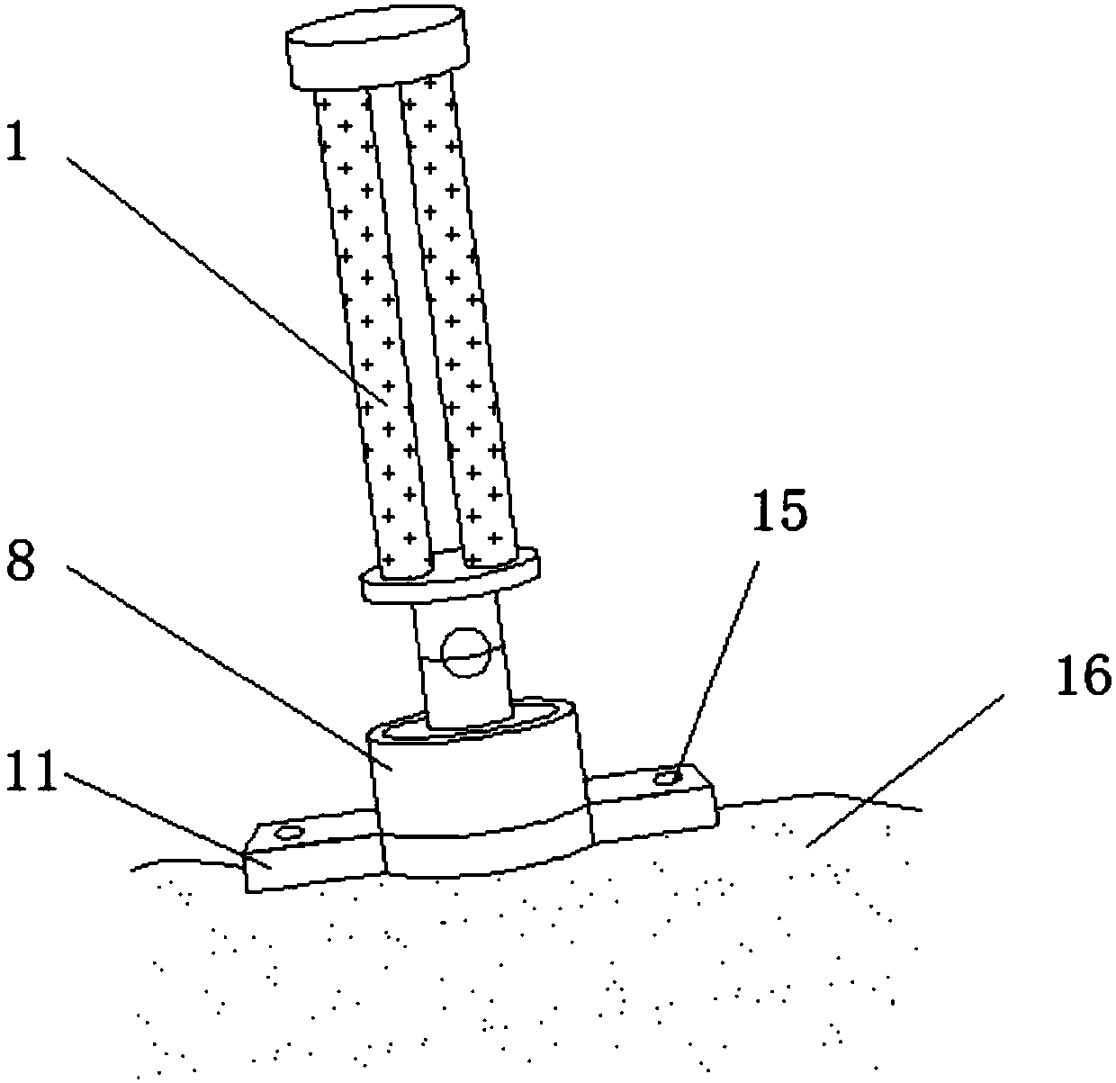 Fluorescent insect-repelling lampholder convenient to mount for mining