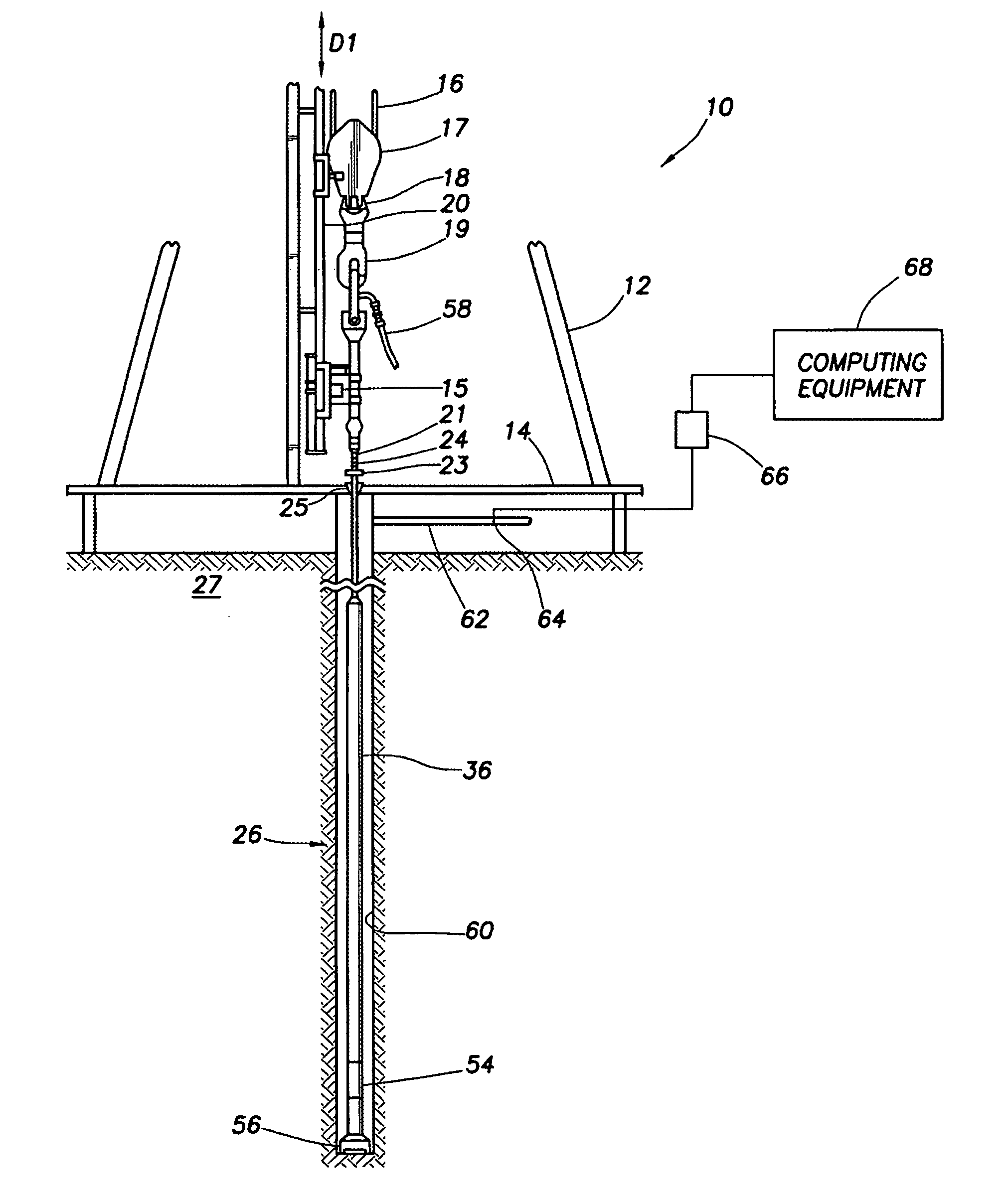 Drill string incorporating an acoustic telemetry system employing one or more low frequency acoustic attenuators and an associated method of transmitting data