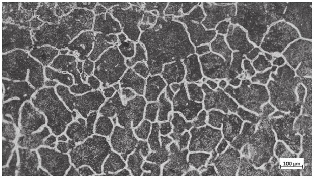 Low-density steel original austenite grain boundary display method and application