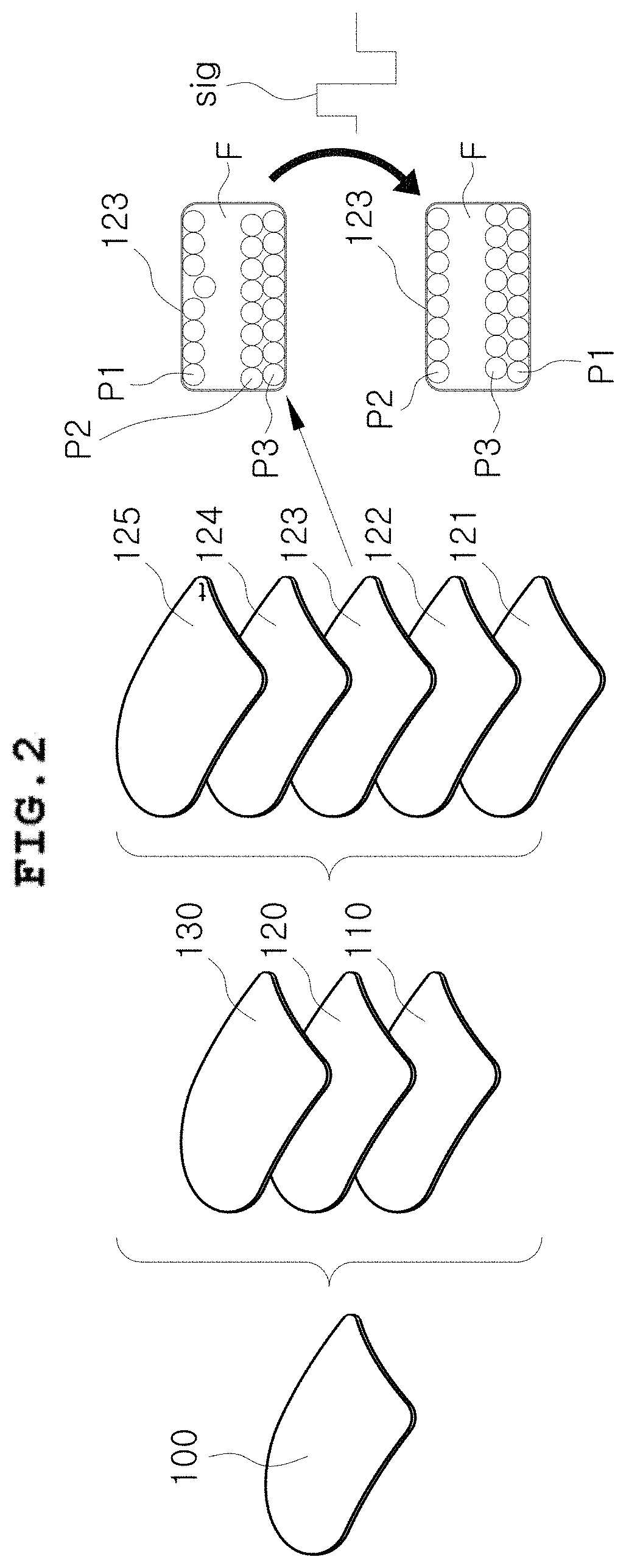 Color change module using reflective display, and independent type color change control apparatus