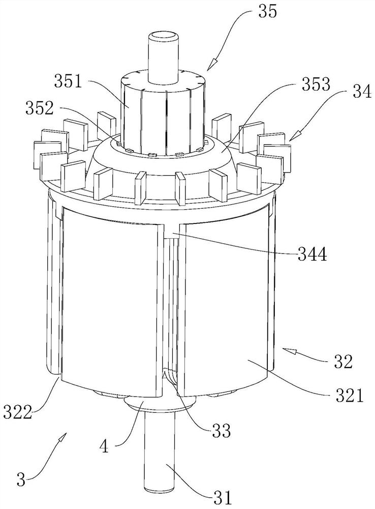 Four-stage motor