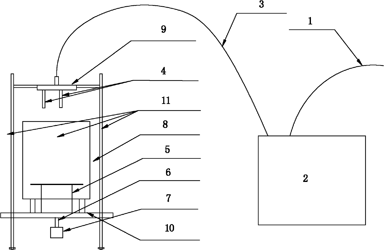 Test device for scour resistance of base course