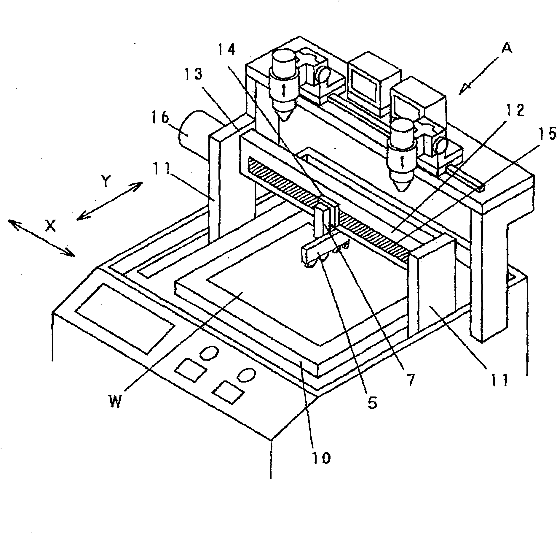 Method and apparatus for processing brittle material substrate