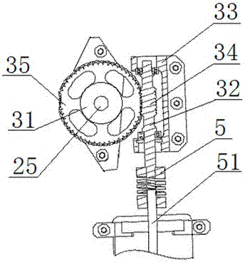 Rotating mirror assembly of a swing-broom spectrometer