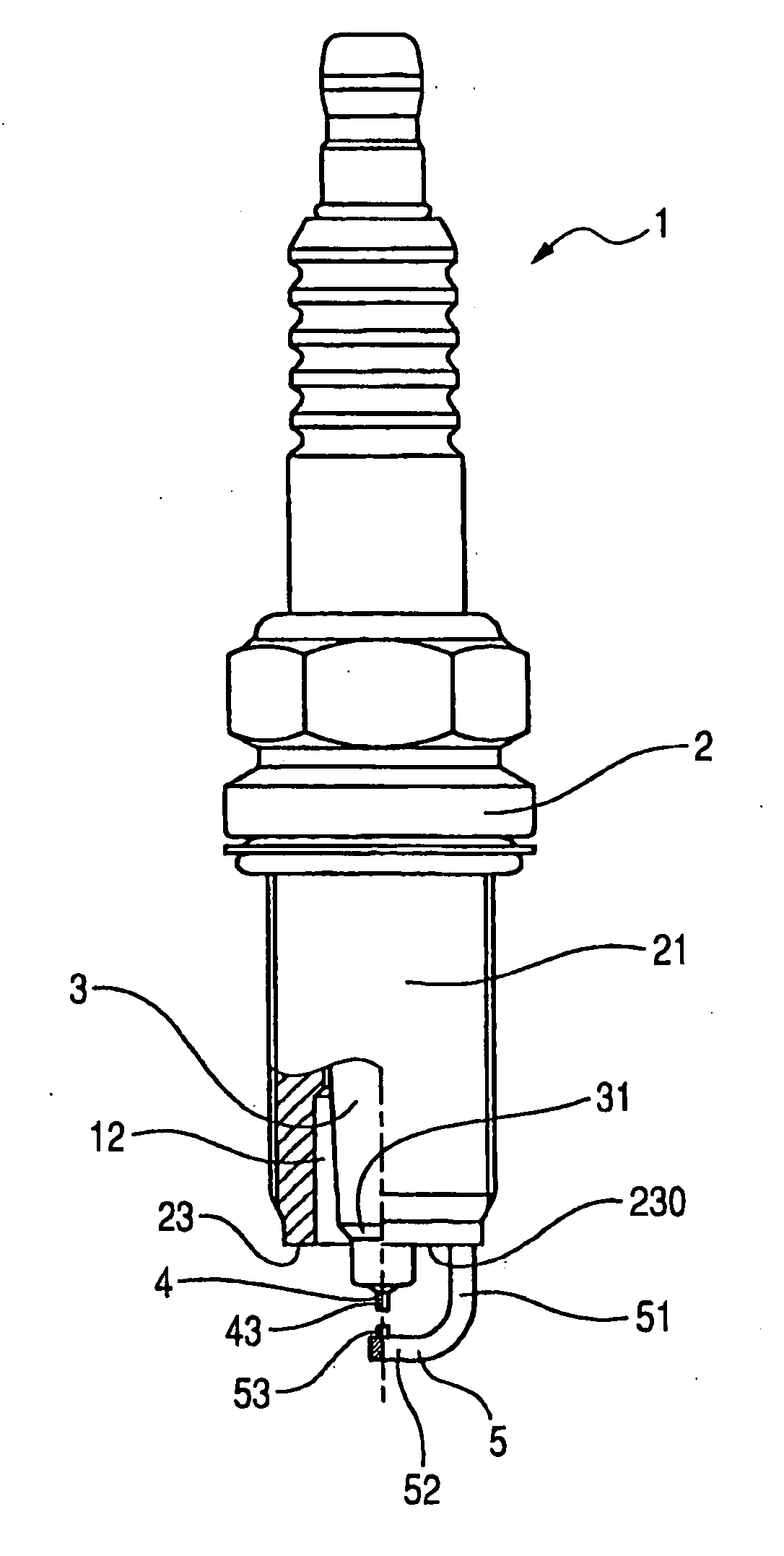 Spark plug designed to ensure stability of ignition of air-fuel mixture