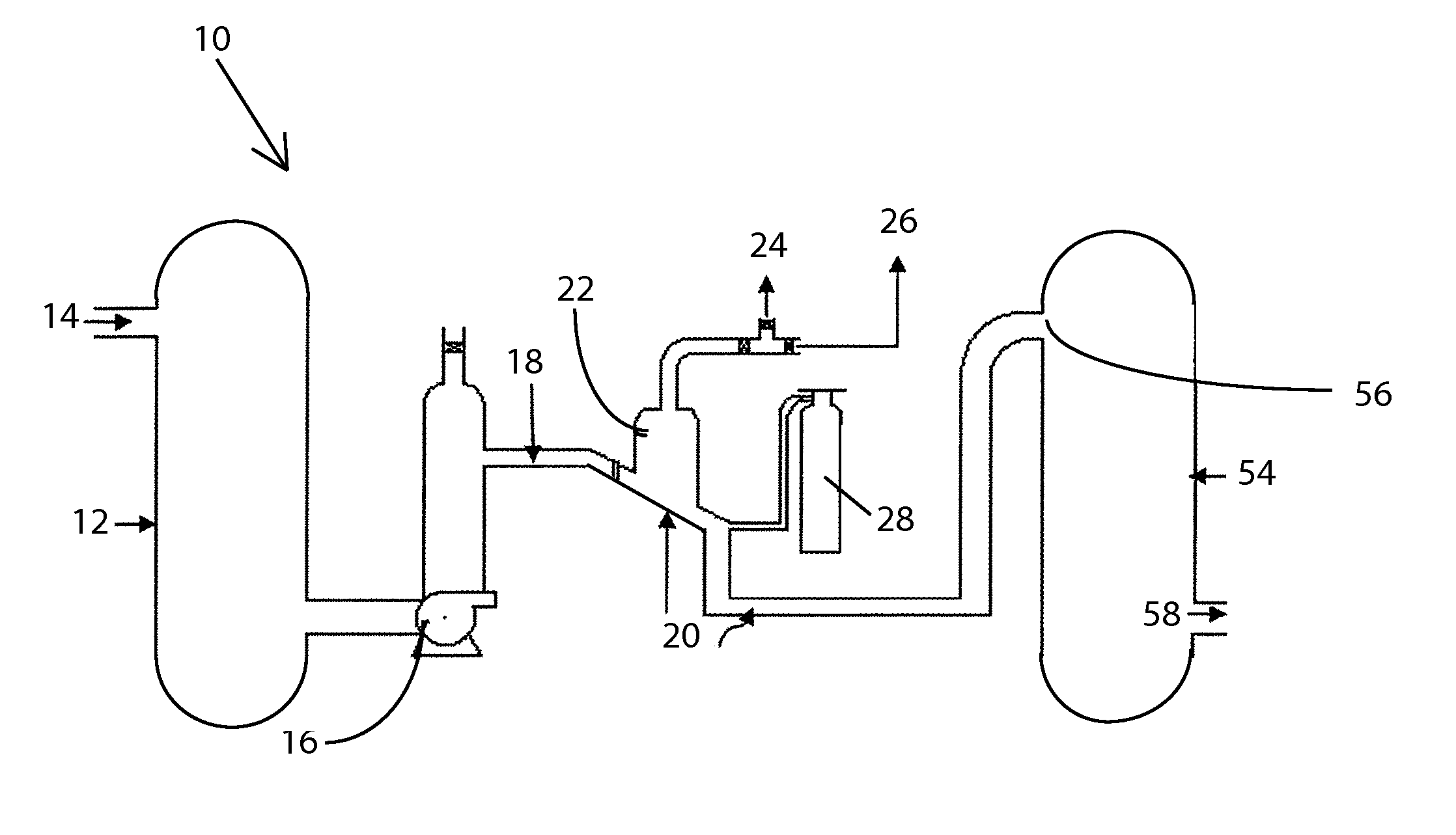 Method for UV photolytic separation of pollutant gases from an emission stream