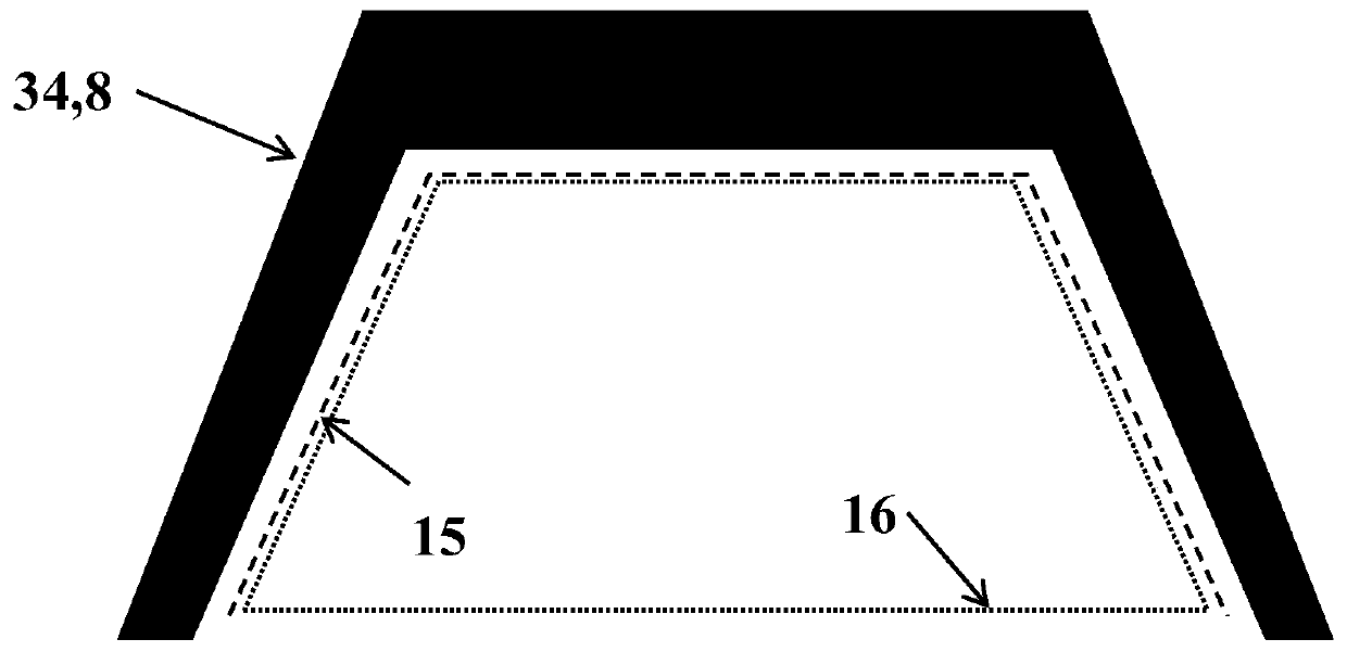 Glass laminate with inlay obscuration having superior strength and optical quality