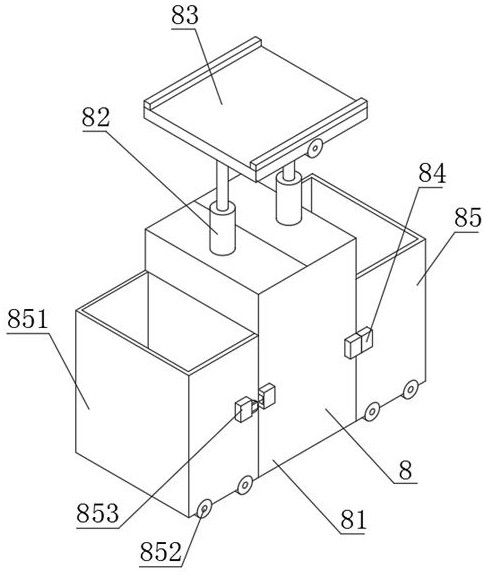 Intelligent feeding and discharging full-detection machine