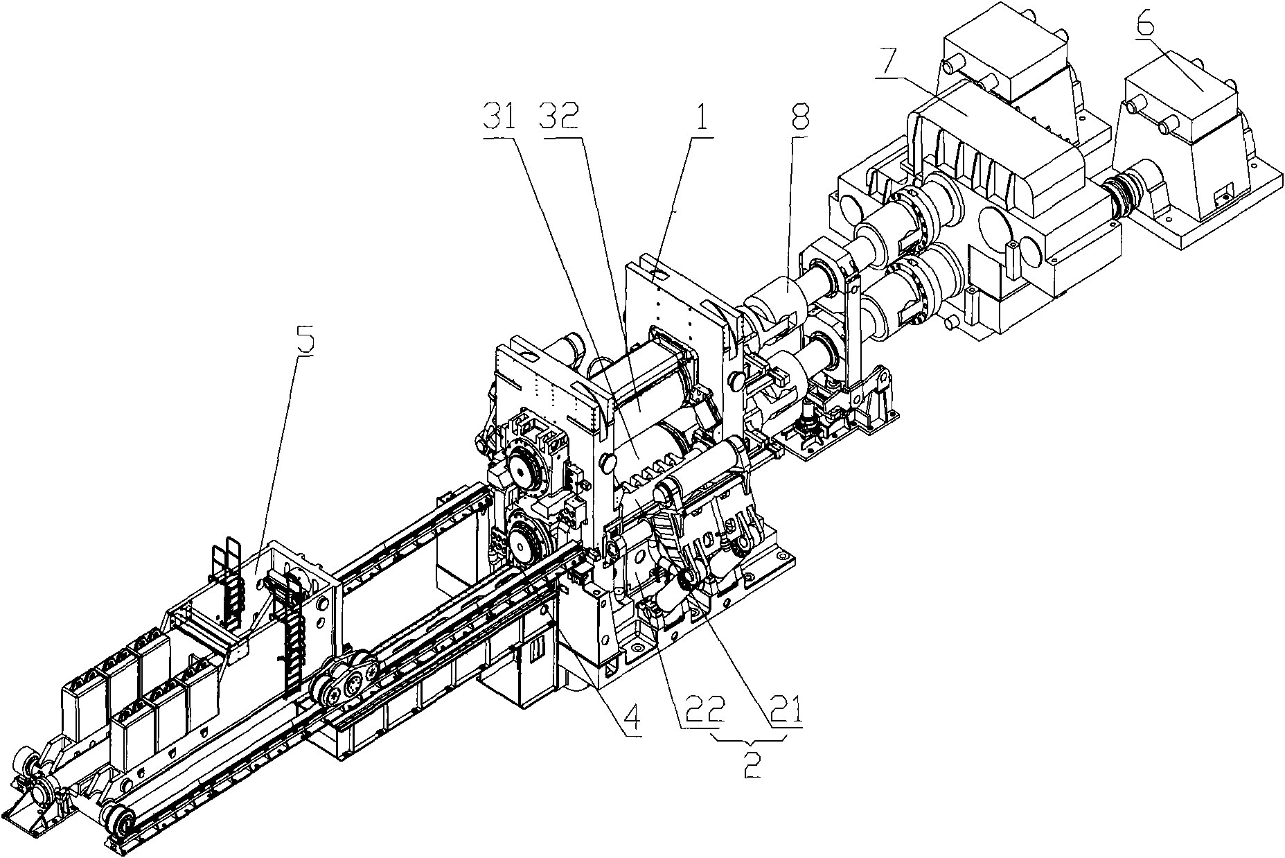 Shell course rolling technology and rolling equipment thereof