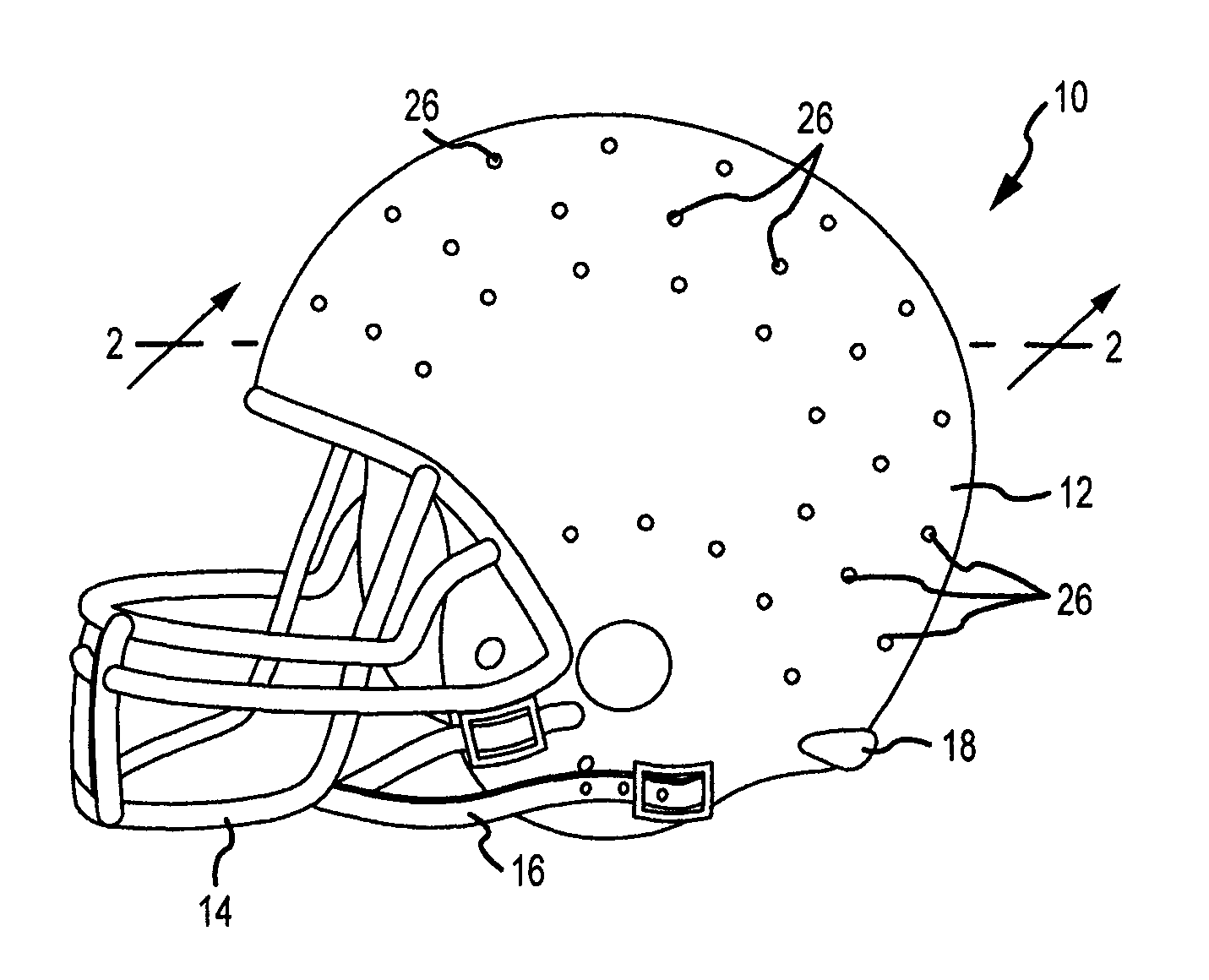 Protective helmet having a microprocessor controlled response to impact