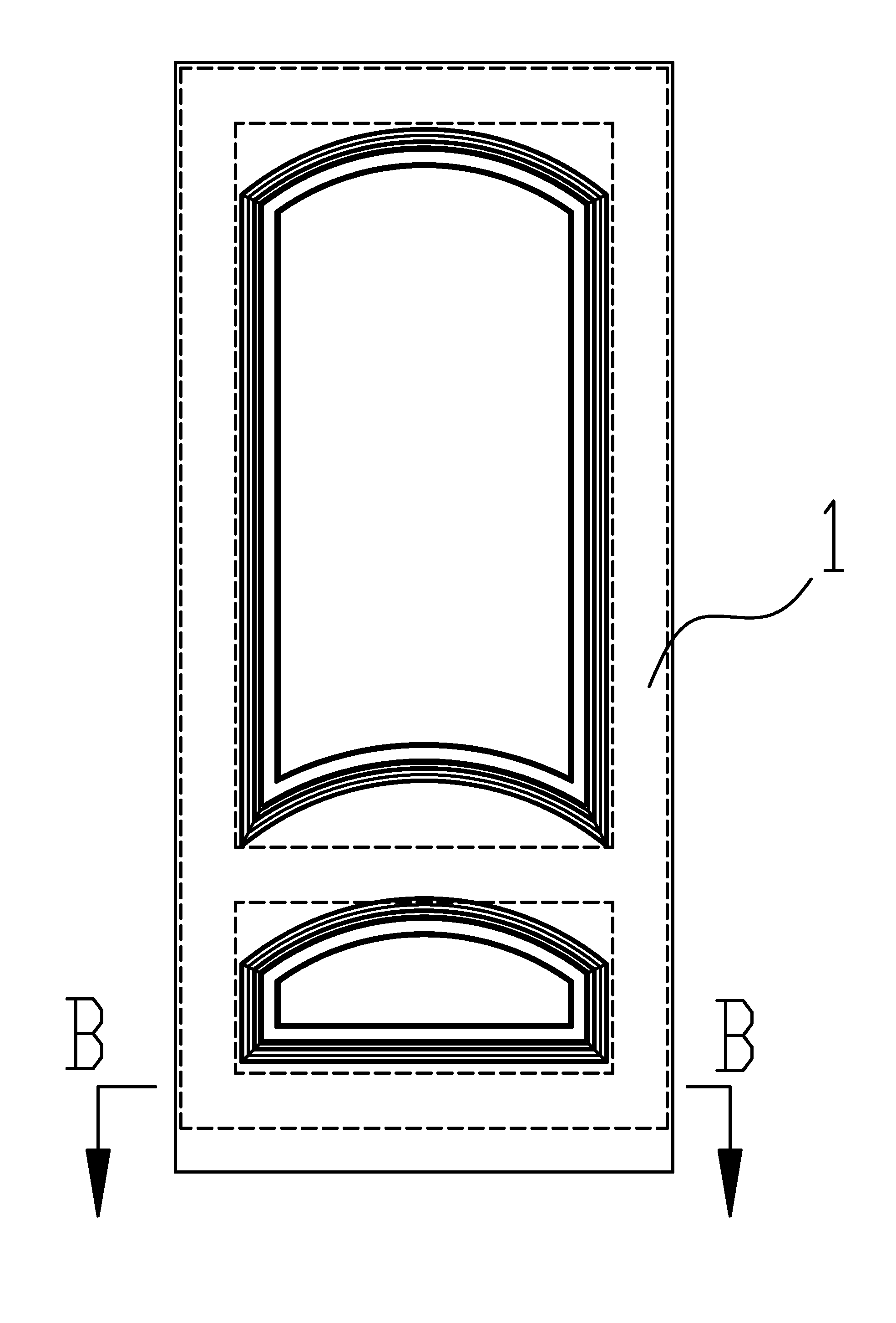 Door made of polyurethane and method for manufacturing the same