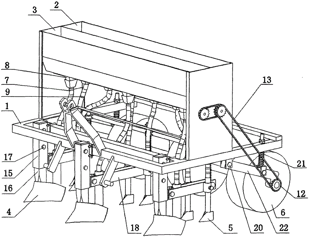 Big Ridge Double Row Buckwheat Planter