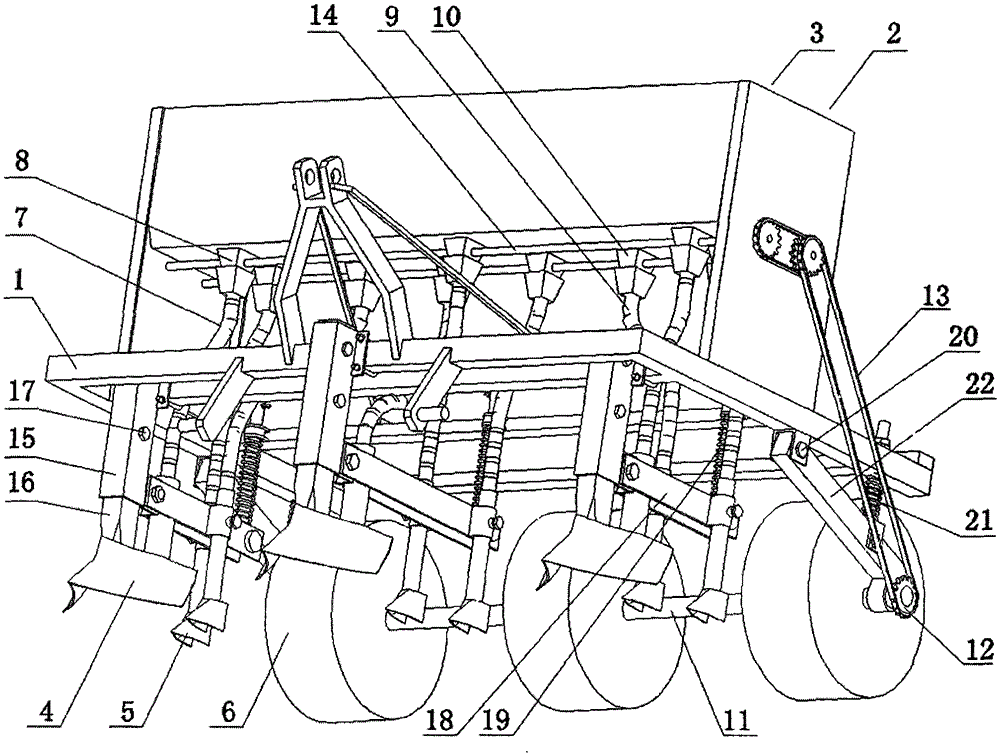 Big Ridge Double Row Buckwheat Planter