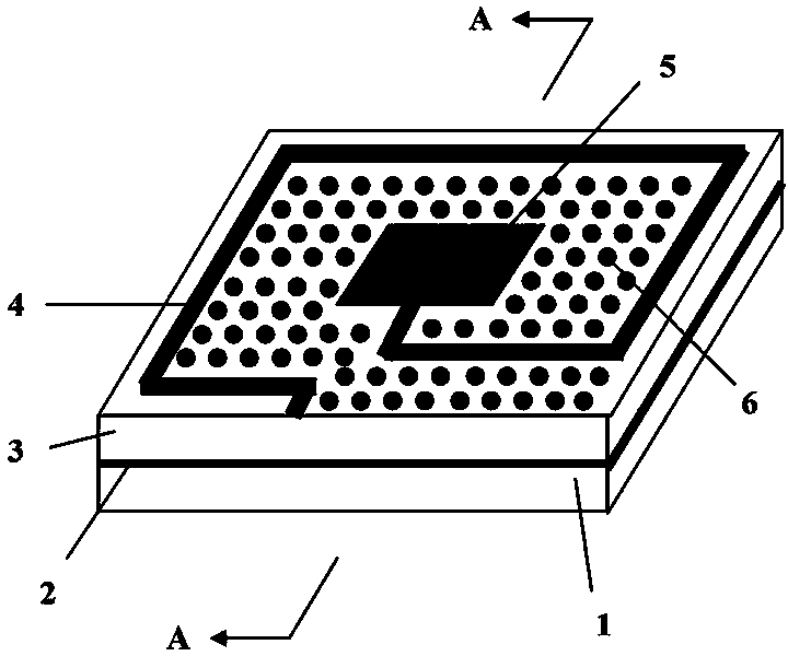 Microstrip antenna with phase shifting function