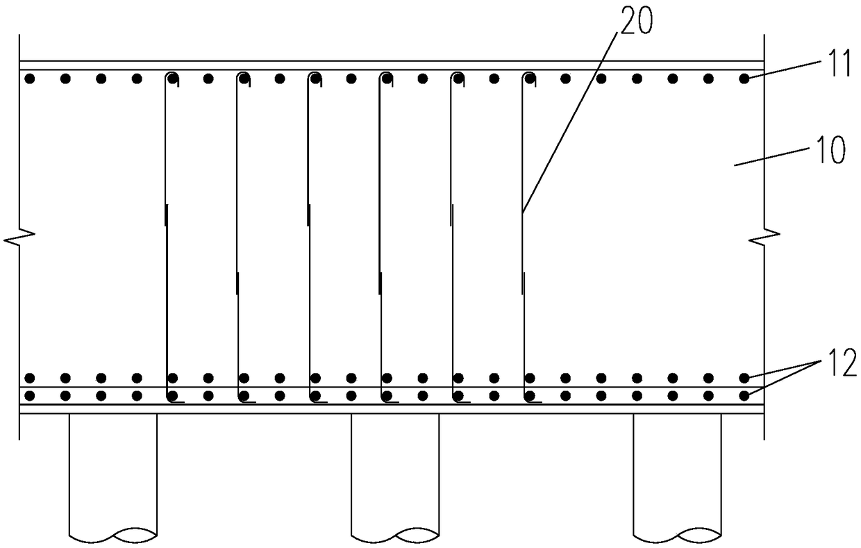 Shear reinforcement of foundation base plate and construction method thereof