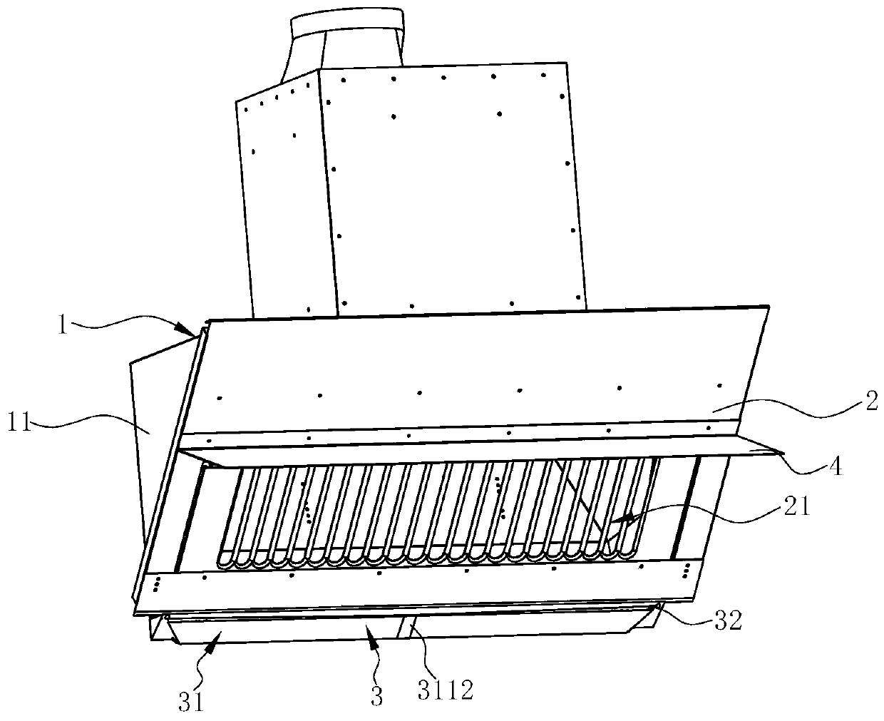 Oil cup, control method thereof and range hood applying same