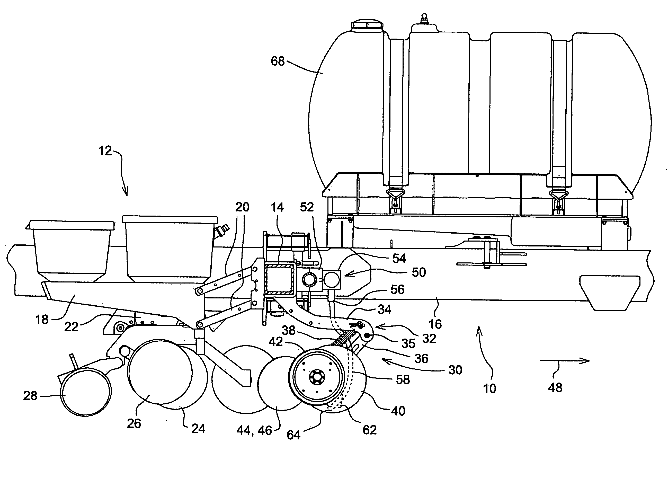 Modular liquid metering system for an agricultural implement