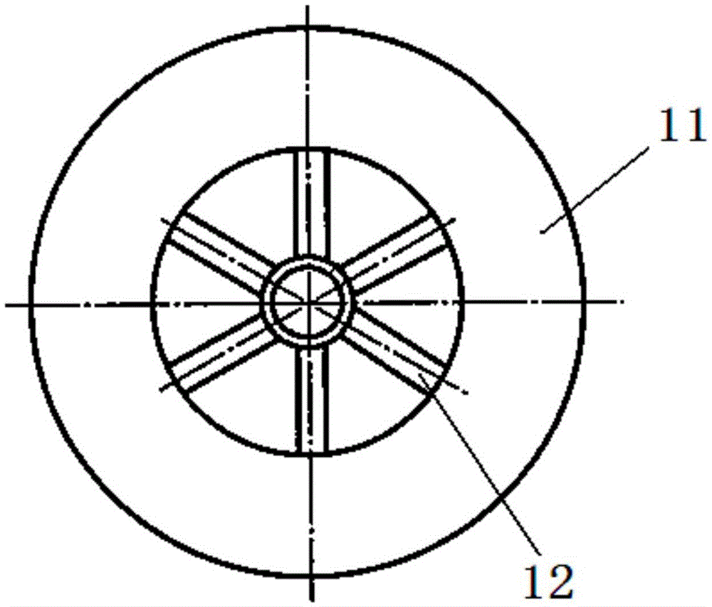 Structure with three suckers