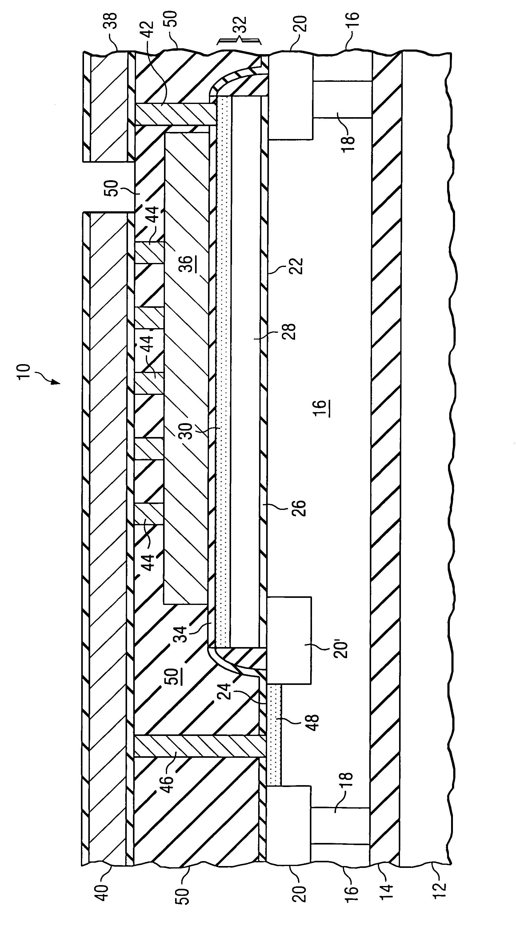 Stacked capacitor and method for fabricating same