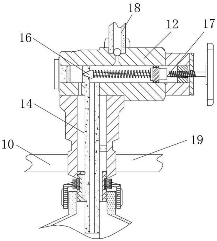 Intraoperative oxygen supply adjusting device for respiratory failure patients in respiratory medicine