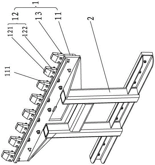 Anti-shake can hanging plate structure and self-loading and unloading type garbage truck