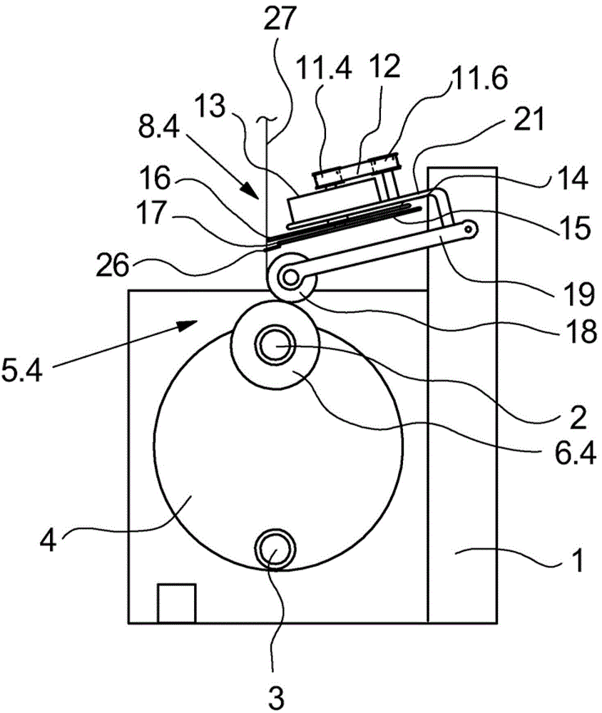 Winding machine and toothed belt