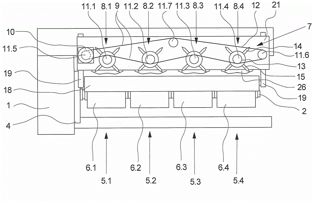 Winding machine and toothed belt