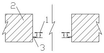 Method for preventing side expansion of window frame gap filling foaming agent