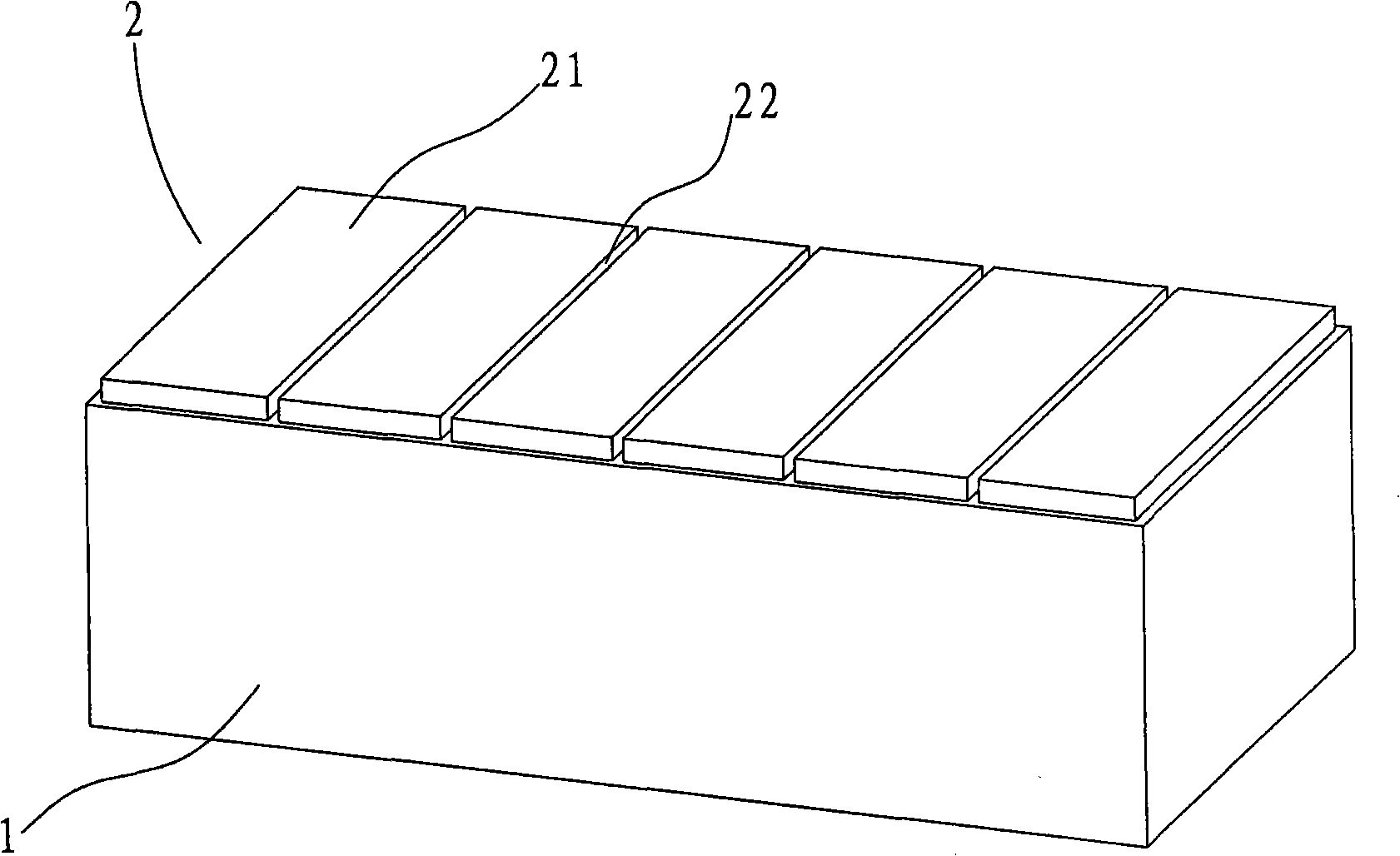 Weak-brightness non-crystal silicon solar cell manufacture method using laser etching transparent electrode