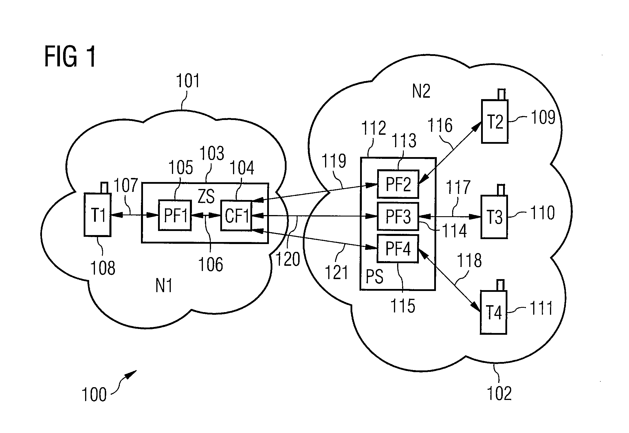 Data transmission in a communication session