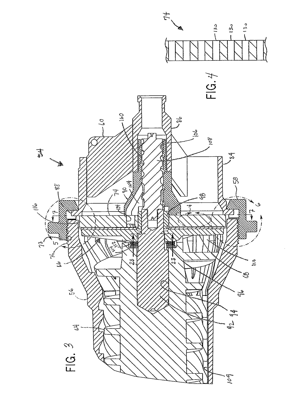 Self-correcting orifice plate installation for an orifice plate of a grinding machine