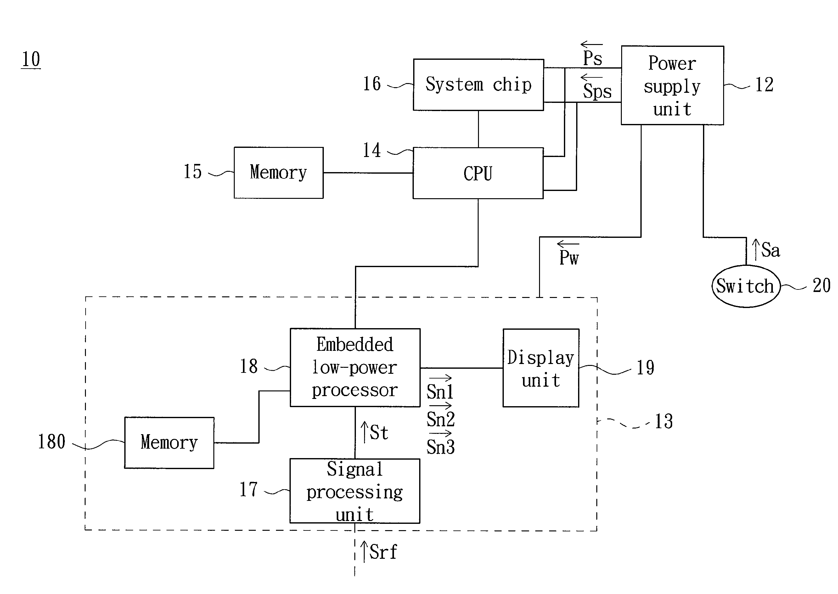 Computer apparatus and low power-consuming detection device of wireless transmission ability
