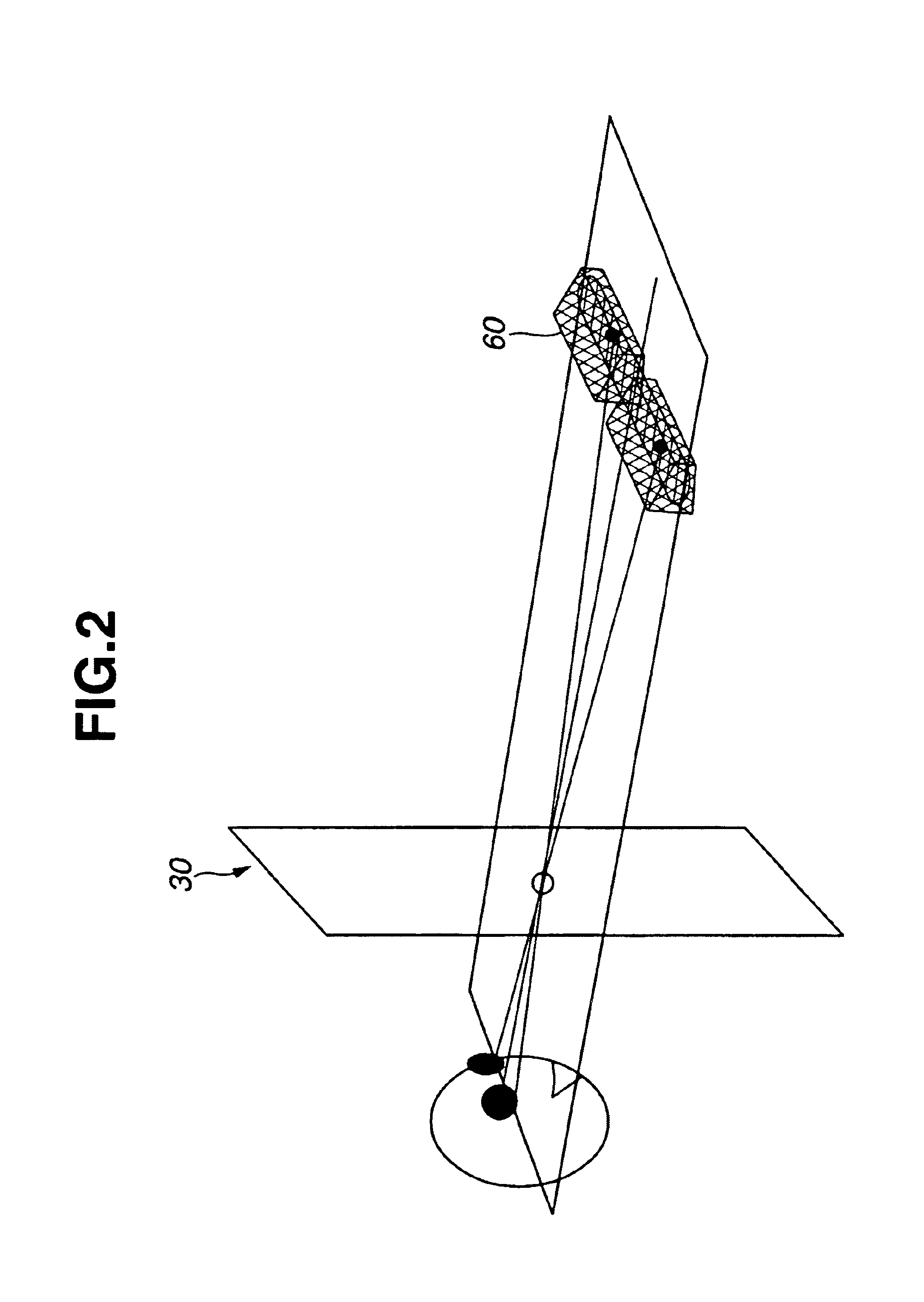 Stereoscopic display system for viewing without spectacles